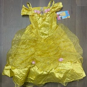 Disguise Disney Princesses Belle child costume nwt 7/8